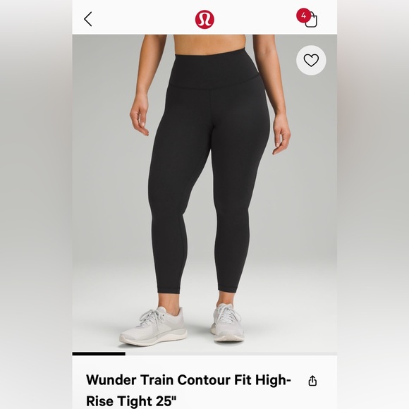 Black lululemon leggings - Picture 2 of 5